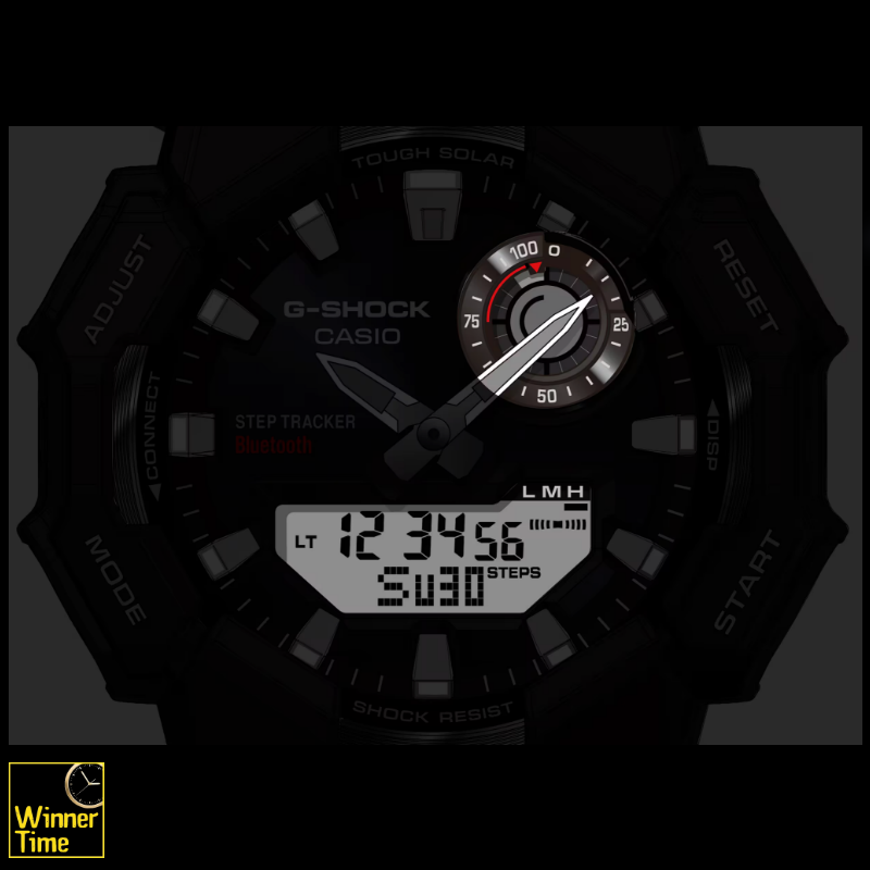 นาฬิกาข้อมือผู้ชาย CASIO G-SHOCK ANALOG-DIGITAL Solar Bluetooth series รุ่น GA-B010-1A