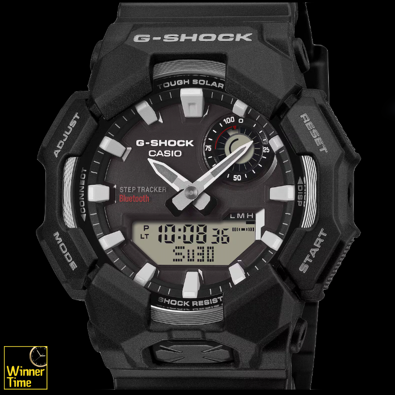 นาฬิกาข้อมือผู้ชาย CASIO G-SHOCK ANALOG-DIGITAL Solar Bluetooth series รุ่น GA-B010-1A