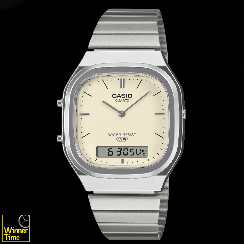 นาฬิกาข้อมือผู้ชาย CASIO วินเทจ รุ่น AQ-240E-7A2DF