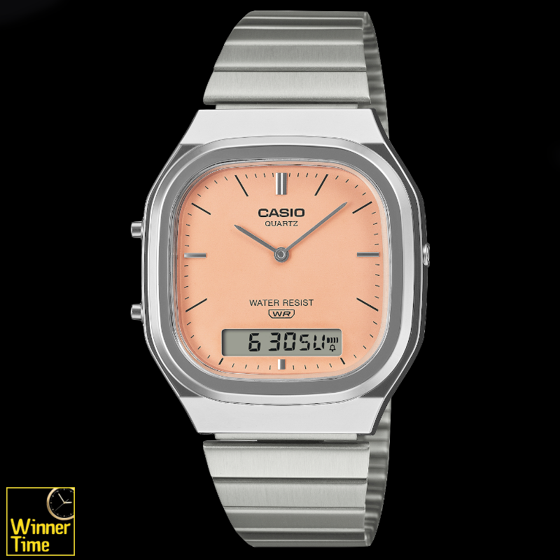 นาฬิกาข้อมือผู้ชาย CASIO วินเทจ รุ่น AQ-240E-4ADF