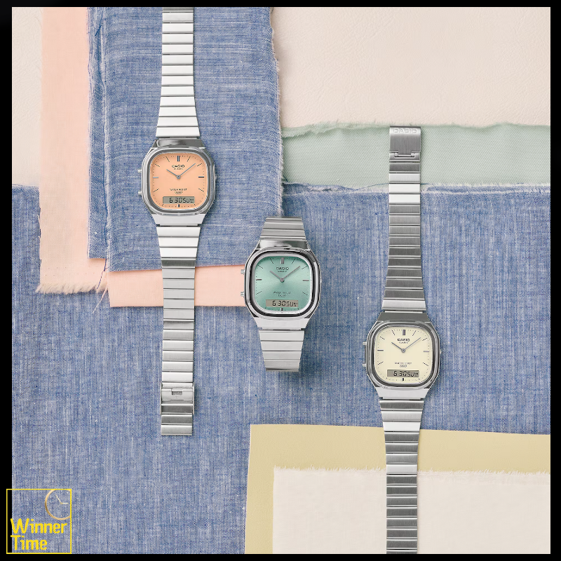 นาฬิกาข้อมือผู้ชาย CASIO วินเทจ รุ่น AQ-240E-4ADF