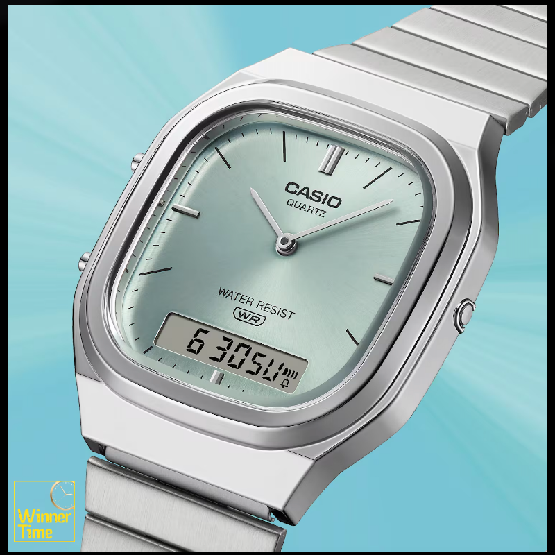 นาฬิกาข้อมือผู้ชาย CASIO วินเทจ รุ่น AQ-240E-2ADF