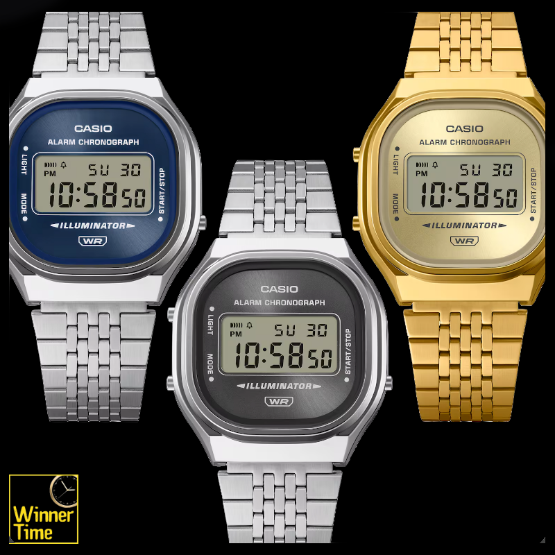นาฬิกาข้อมือผู้ชาย CASIO วินเทจ รุ่น A140WEG-9A