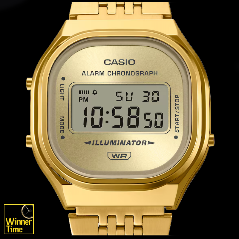 นาฬิกาข้อมือผู้ชาย CASIO วินเทจ รุ่น A140WEG-9A