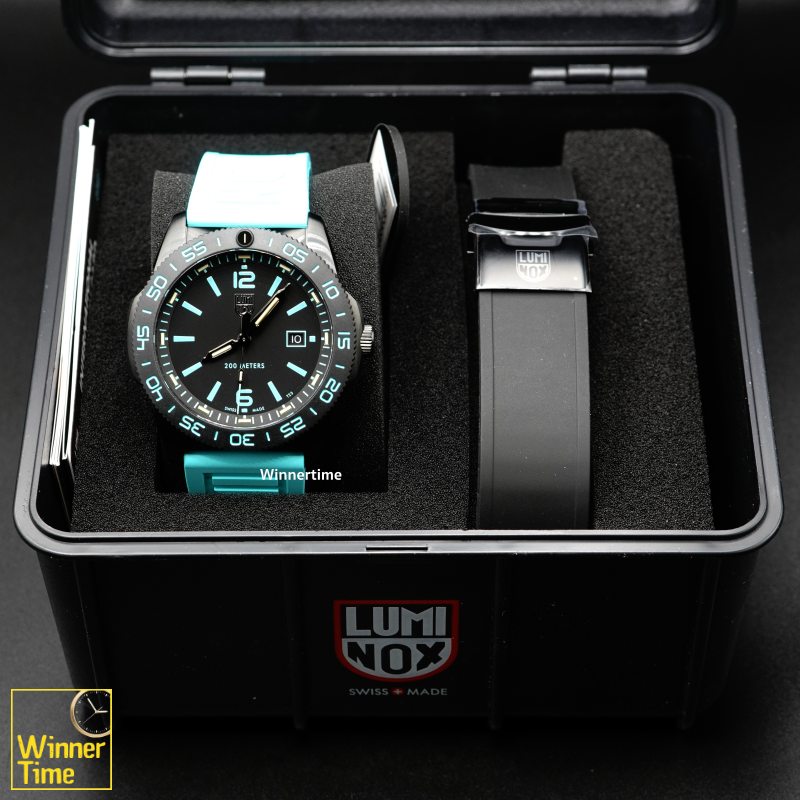 นาฬิกาข้อมือLUMINOX Pacific Diver Transformative Teal Limited Edition Color of the Year รุ่น XS.3124.N.SET