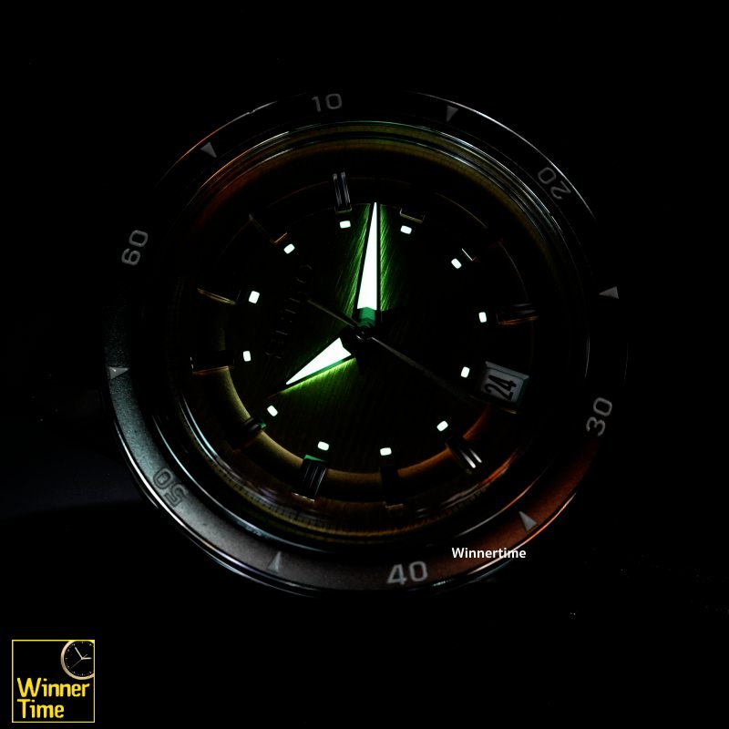 นาฬิกาข้อมือ Seiko Presage analog Mechanical automatic Style60's metal watch รุ่น SRPL75J1,SRPL75J,SRPL75