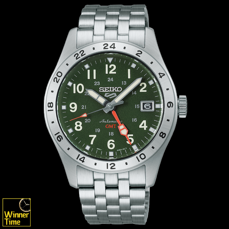 นาฬิกาข้อมือผู้ชาย Seiko 5 Sports Field GMT รุ่น HDB001K1,HDB001K,HDB001