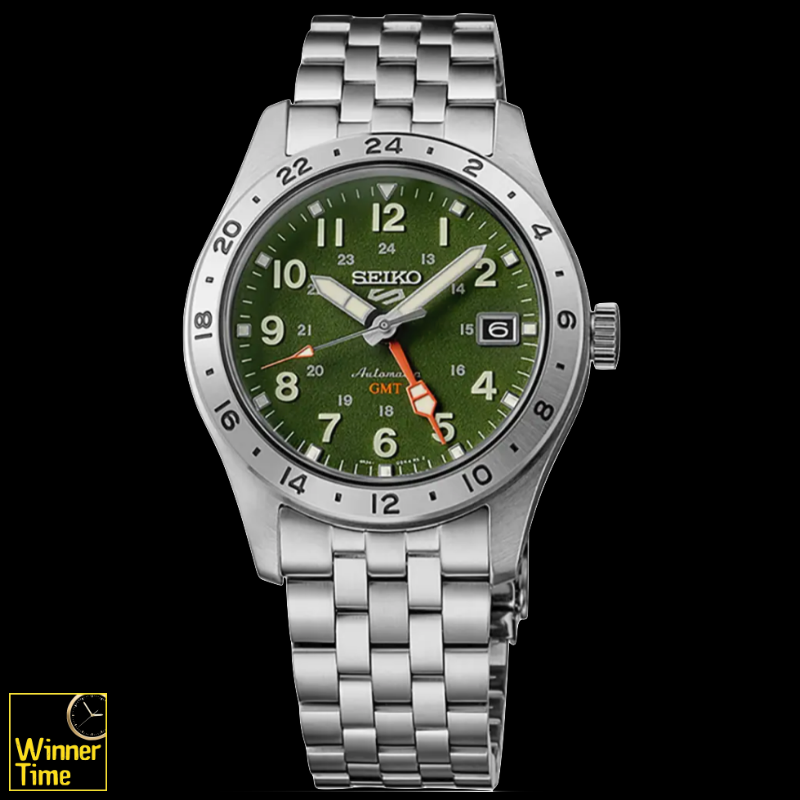 นาฬิกาข้อมือผู้ชาย Seiko 5 Sports Field GMT รุ่น HDB001K1,HDB001K,HDB001