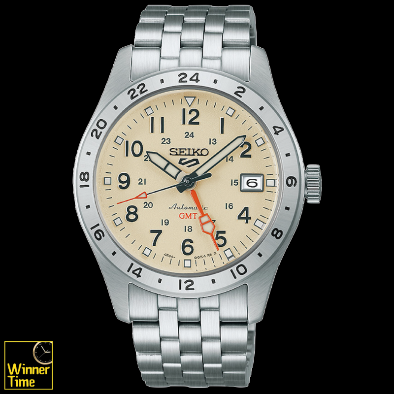นาฬิกาข้อมือผู้ชาย Seiko 5 Sports Field GMT รุ่น HDB002K1,HDB002K,HDB002