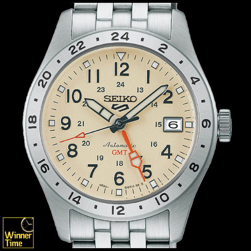 นาฬิกาข้อมือผู้ชาย Seiko 5 Sports Field GMT รุ่น HDB002K1,HDB002K,HDB002