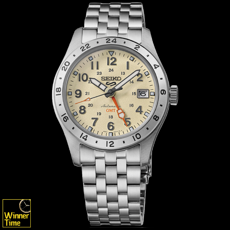 นาฬิกาข้อมือผู้ชาย Seiko 5 Sports Field GMT รุ่น HDB002K1,HDB002K,HDB002