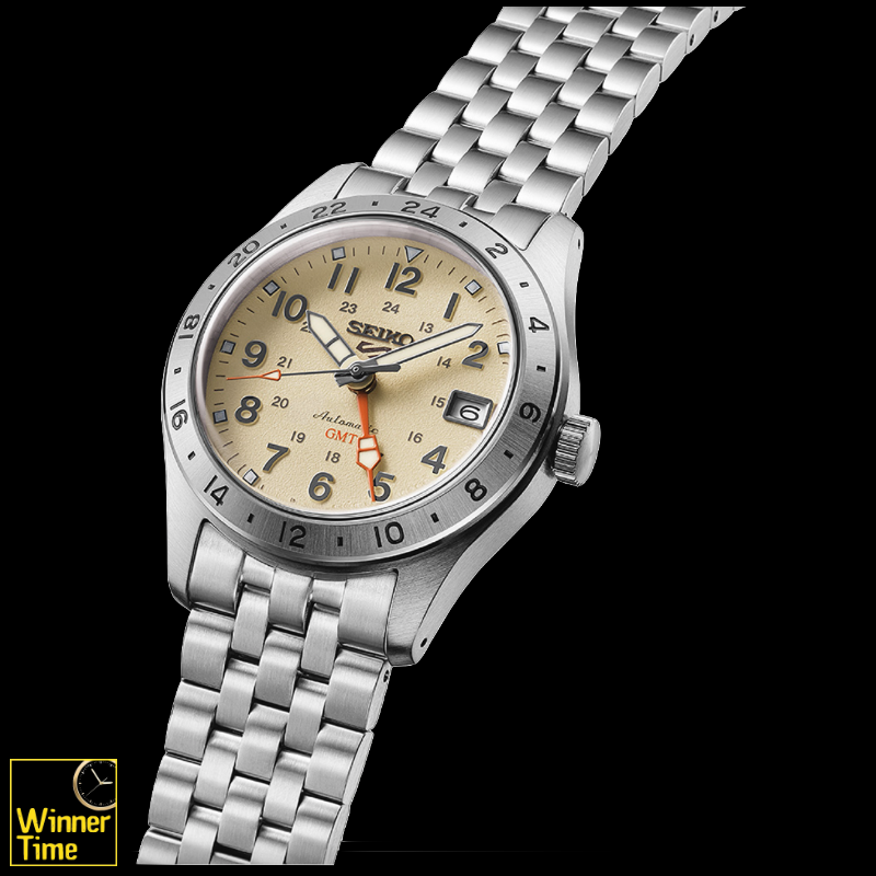 นาฬิกาข้อมือผู้ชาย Seiko 5 Sports Field GMT รุ่น HDB002K1,HDB002K,HDB002