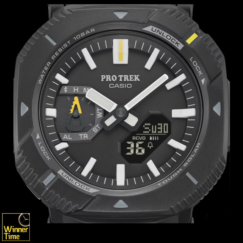 นาฬิกาข้อมือผู้ชาย Casio PRO TREK PRJ-B001 Series รุ่น PRJ-B001B-1DR