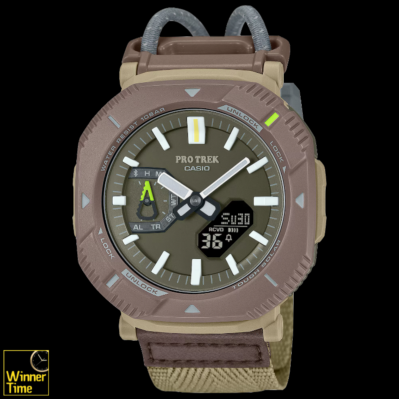 นาฬิกาข้อมือผู้ชาย Casio PRO TREK PRJ-B001 Series รุ่น PRJ-B001B-5DR