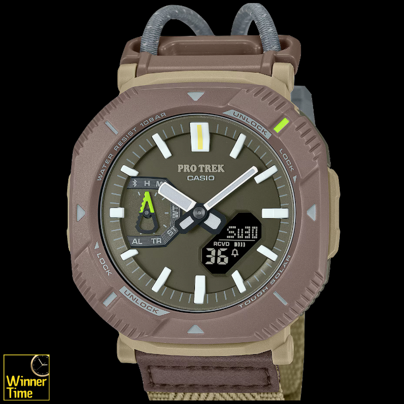 นาฬิกาข้อมือผู้ชาย Casio PRO TREK PRJ-B001 Series รุ่น PRJ-B001B-5DR