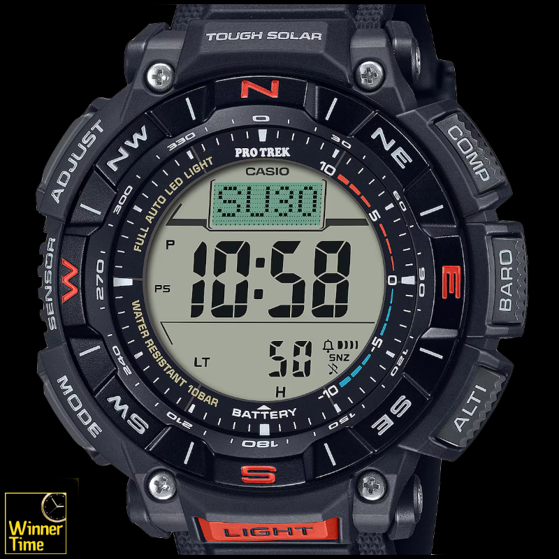 นาฬิกาข้อมือผู้ชาย Casio PRO TREK ซีรีส์ PRG-340 รุ่น PRG-340-1DR