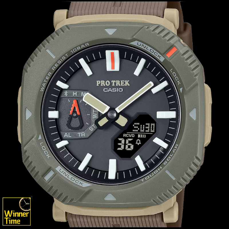 นาฬิกาข้อมือผู้ชาย Casio PRO TREK PRJ-B001 Series รุ่น PRJ-B001-5DR