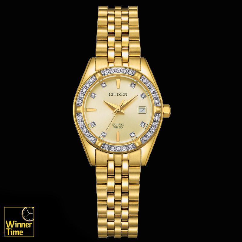 นาฬิกาข้อมือผู้หญิงCITIZEN LADIES QUARTZ รุ่น EU6062-50Q