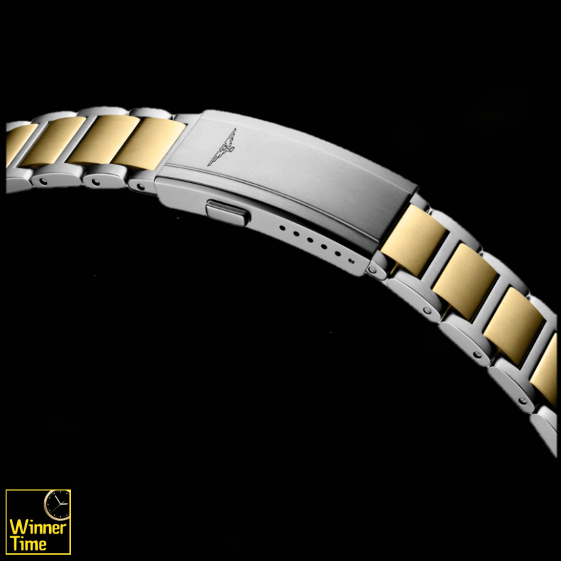 นาฬิกาข้อมือผู้ชายจากแบรนด์หรูสวิส Longines HYDROCONQUESTควอตซ์ Ø 42.00 mm สแตนเลสสตีลและเคลือบ pvd สีเหลือง รุ่น L3.769.3.56.7