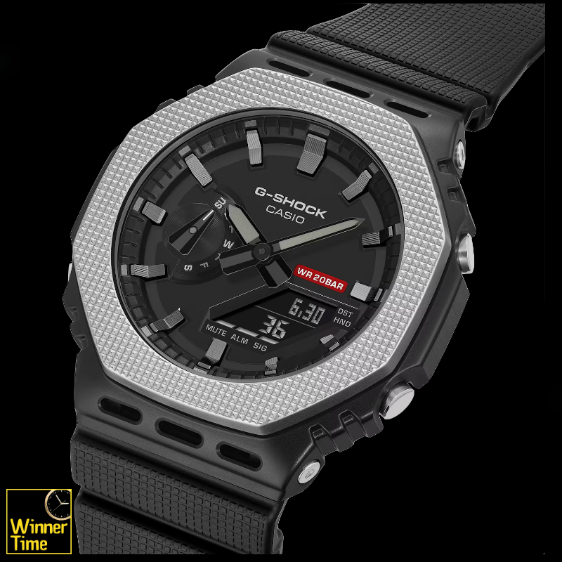 นาฬิกาข้อมือผู้ชาย Casio G-Shock G-STEEL ซีรีส์ 2100 รุ่น GM-2100BM-1A
