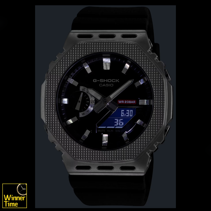 นาฬิกาข้อมือผู้ชาย Casio G-Shock G-STEEL ซีรีส์ 2100 รุ่น GM-2100BM-1A