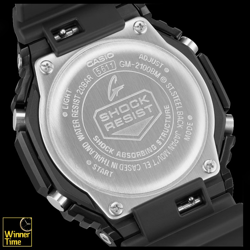 นาฬิกาข้อมือผู้ชาย Casio G-Shock G-STEEL ซีรีส์ 2100 รุ่น GM-2100BM-1A