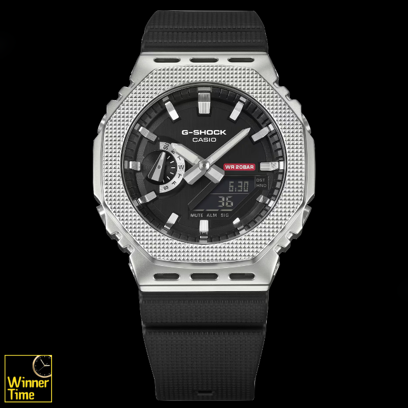 นาฬิกาข้อมือผู้ชาย G-STEEL ซีรีส์ 2100 รุ่น GM-2100M-1A