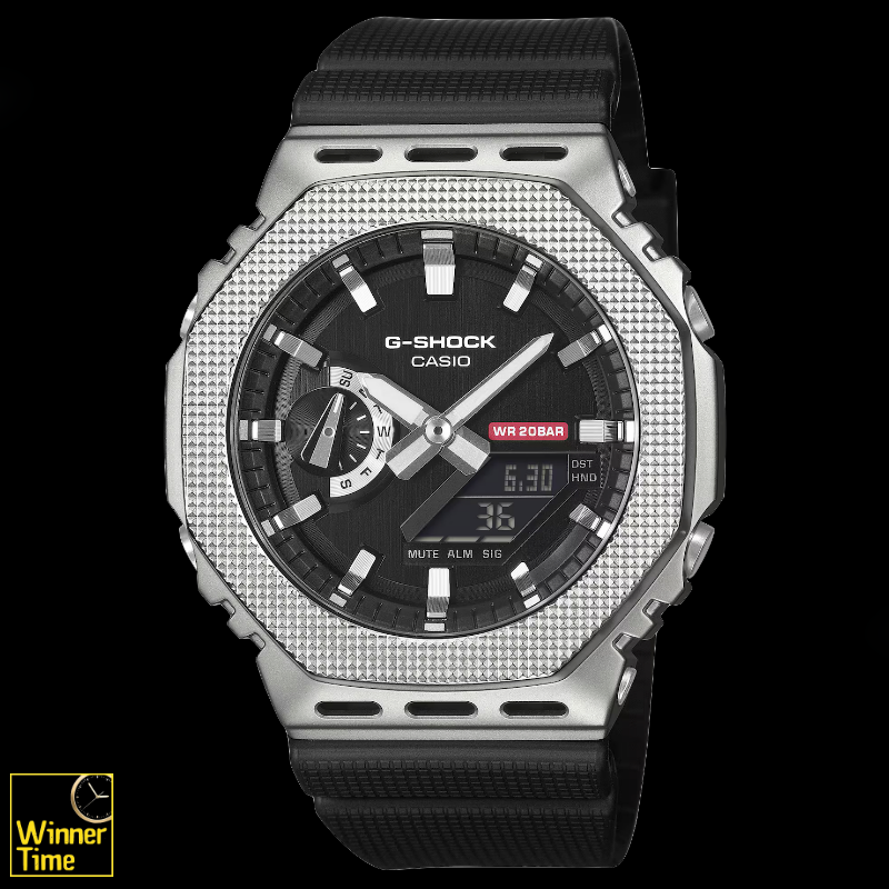 นาฬิกาข้อมือผู้ชาย G-STEEL ซีรีส์ 2100 รุ่น GM-2100M-1A