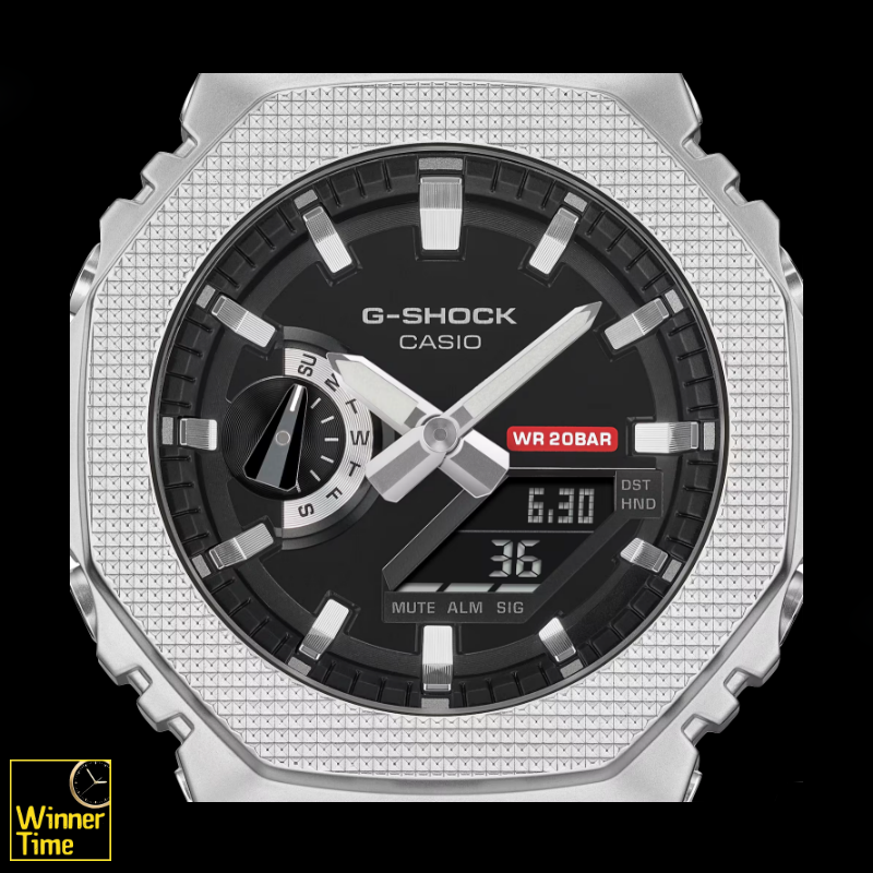 นาฬิกาข้อมือผู้ชาย G-STEEL ซีรีส์ 2100 รุ่น GM-2100M-1A