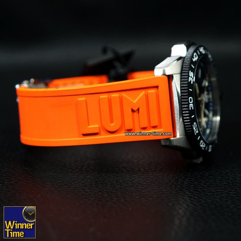 นาฬิกา LUMINOX Pacific Diver Rubber Strap รุ่น XS.3123.RF (สายสีส้ม)