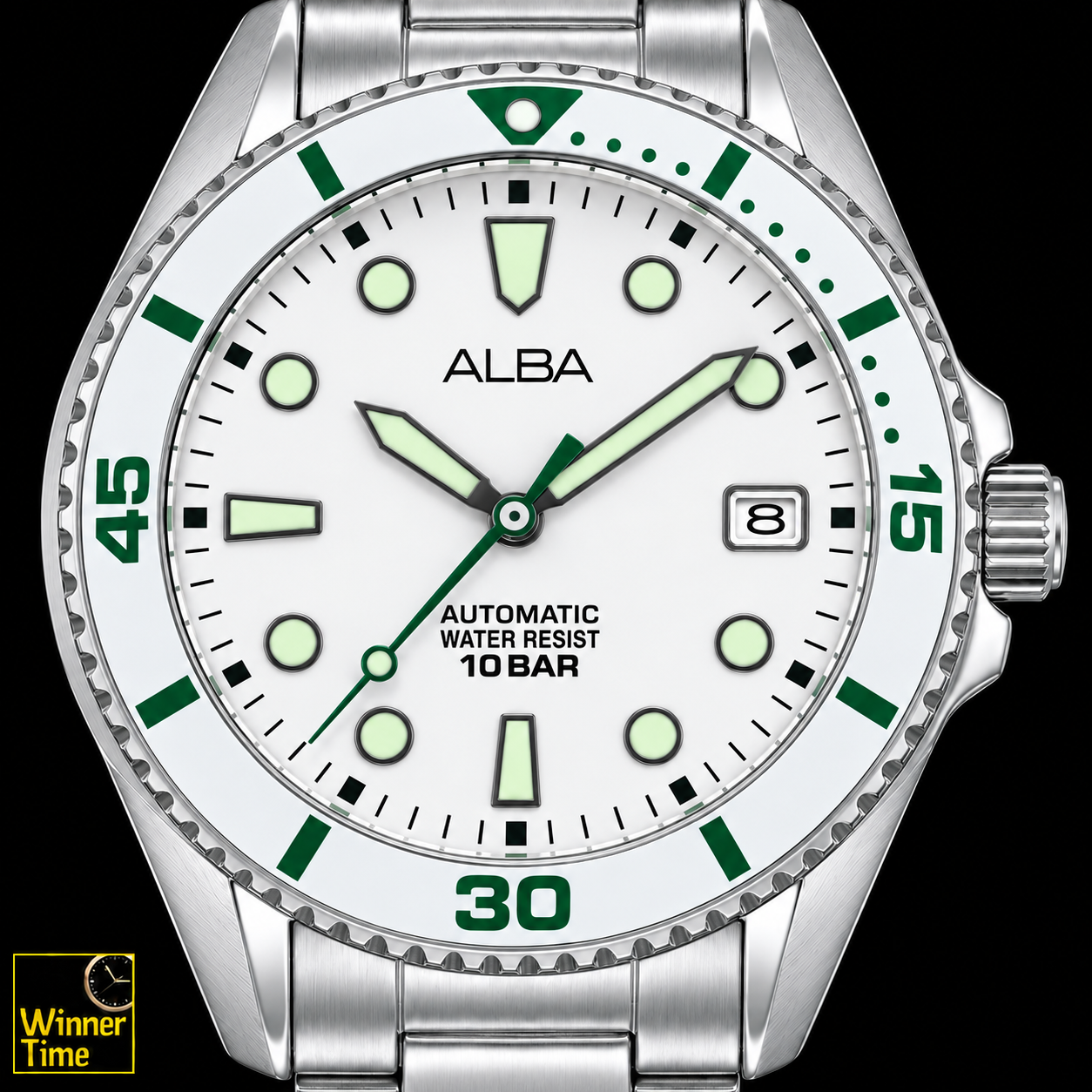 นาฬิกา ALBA Automatic Sportive Full Luminous รุ่น AU4093X,AU4093X1,AU4093
