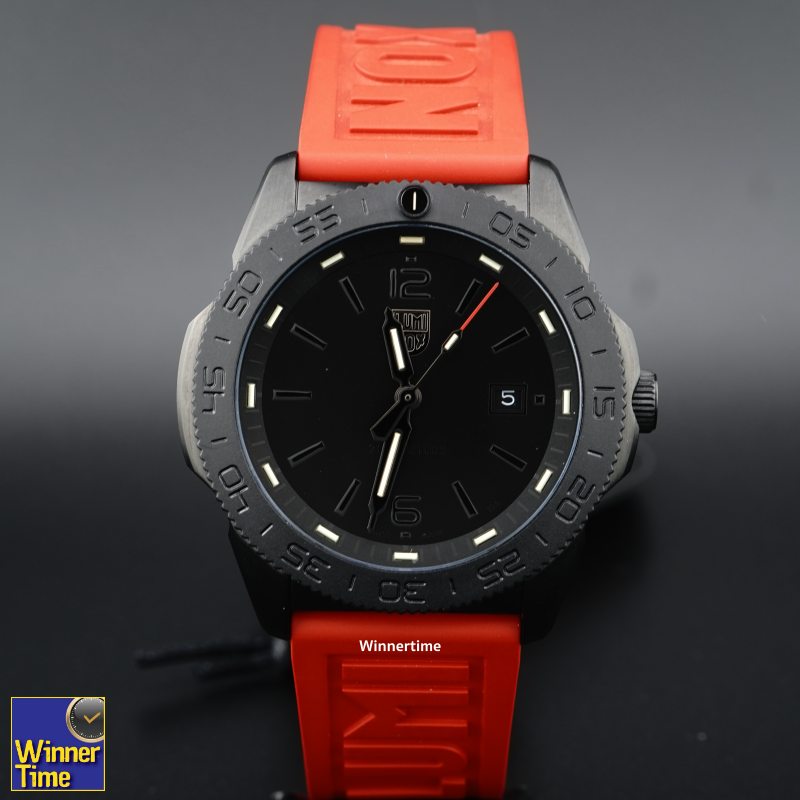 นาฬิกา LUMINOX Pacific Diver Rubber Strap รุ่น XS.3121.BO.RF (สายสีแดง)