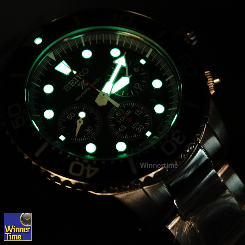 Seiko Solar Chronograph Diver's 200M รุ่น SSC779P1,SSC779P,SSC779