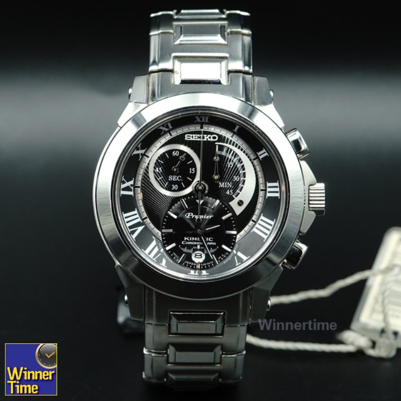 นาฬิกาผู้ชายSeiko Premier Kinetic chronograph รุ่น SNL041P1,SNL041P ,SNL041