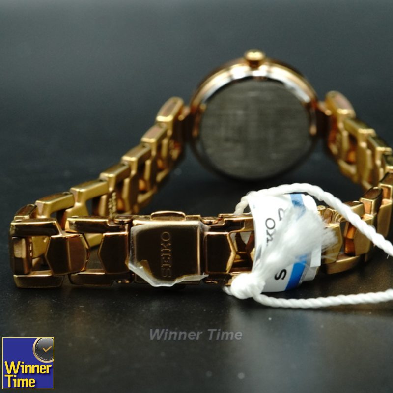 นาฬิกาSeiko Quartz Vivace Analog Gold Dial รุ่น SUP886J1,SUP886J,SUP886