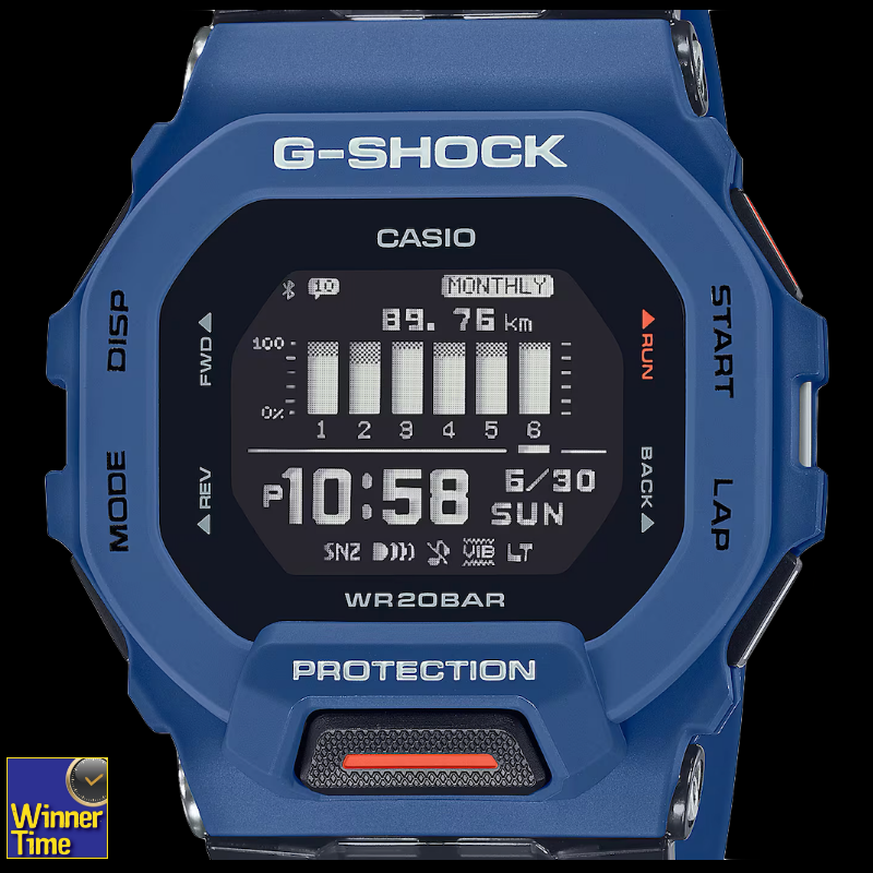 นาฬิกา CASIO G-SHOCK G-SQUAD ซีรีส์ GBD-200 รุ่น GBD-200-2DR