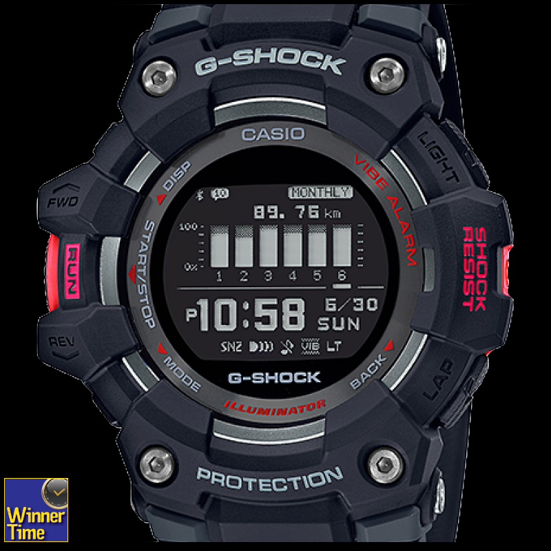 นาฬิกา CASIO G-SHOCK G-SQUAD ซีรีส์ GBD-100 รุ่น GBD-100-1DR