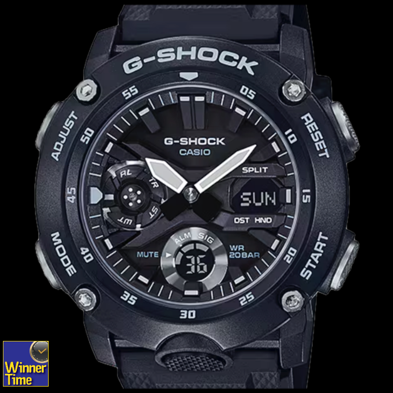 นาฬิกา CASIO G-SHOCK อะนาล็อก-ดิจิตอล ซีรีส์ GA-2000 รุ่น GA-2000S-1ADR