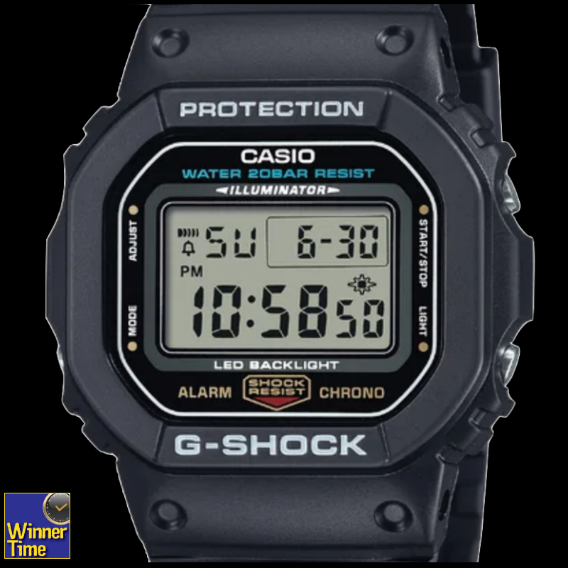 นาฬิกา CASIO G-SHOCK ดิจิตอล ซีรีส์ 5600 รุ่น DW-5600-1VDF
