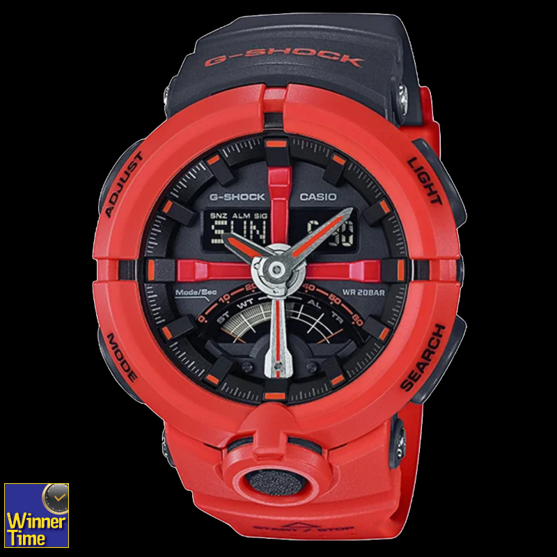 นาฬิกา CASIO G-SHOCK อะนาล็อก-ดิจิตอล ซีรีส์ GA-500 รุ่น GA-500P-4ADR
