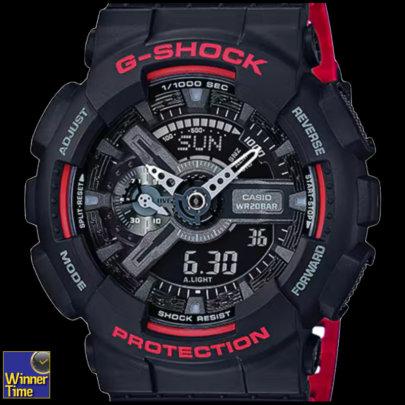 นาฬิกา CASIO G-SHOCK มาตรฐานเรือนทนทาน รุ่น GA-110HR-1ADR
