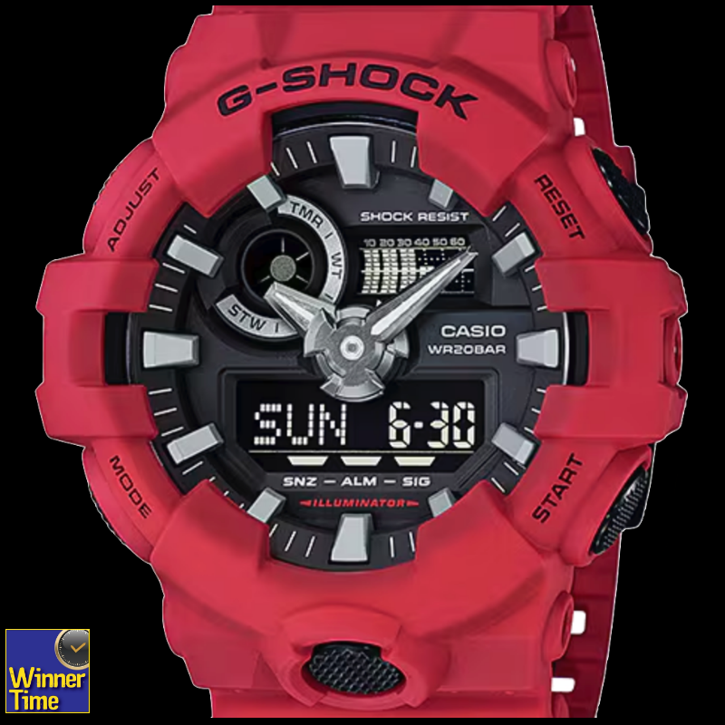 นาฬิกา CASIO G-SHOCK มาตรฐานเรือนทนทาน รุ่น GA-700-4ADR