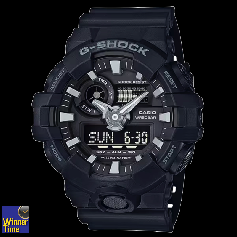 นาฬิกา CASIO G-SHOCK มาตรฐานเรือนทนทาน รุ่น GA-700-1BDR