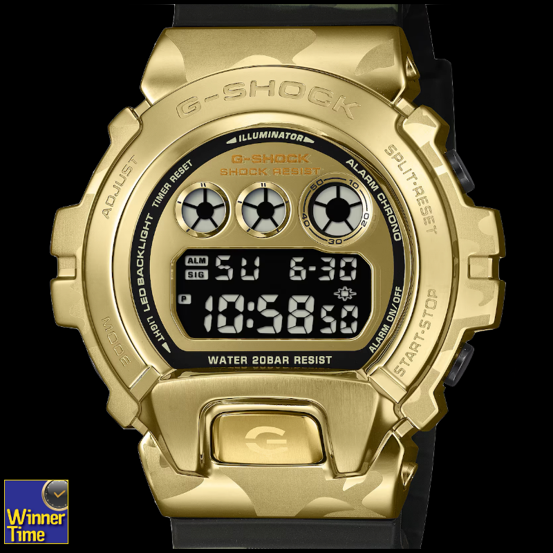 นาฬิกา CASIO G-SHOCK ดิจิตอล ซีรีส์ 6900 METAL COVERED รุ่น GM-6900CMG-3DR