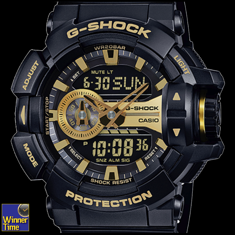นาฬิกา CASIO G-SHOCK มาตรฐานเรือนทนทาน รุ่น GA-400GB-1A9DR