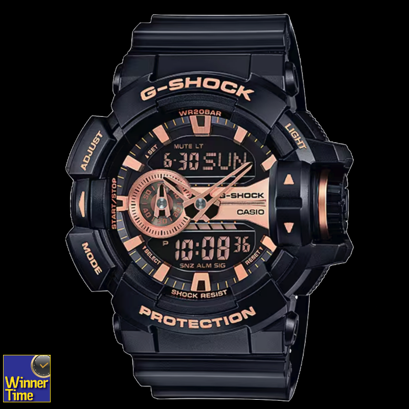 นาฬิกา CASIO G-SHOCK มาตรฐานเรือนทนทาน รุ่น GA-400GB-1A4DR