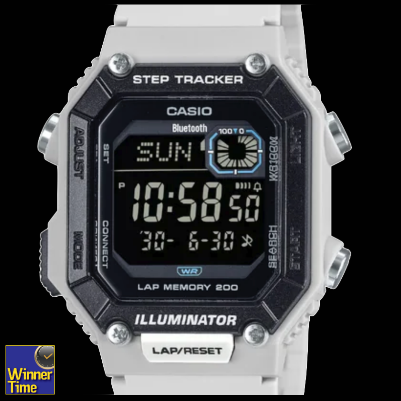 นาฬิกาCASIO ดิจิตอล รุ่น WS-B1000-8BVDF 