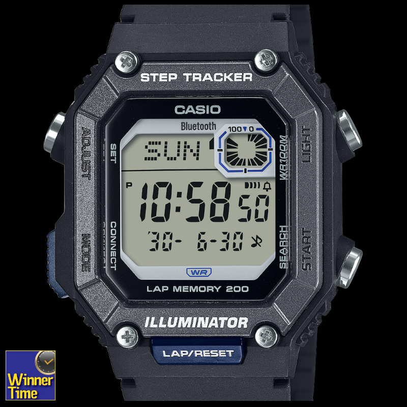 นาฬิกาCASIO ดิจิตอล รุ่น WS-B1000-1AVDF
