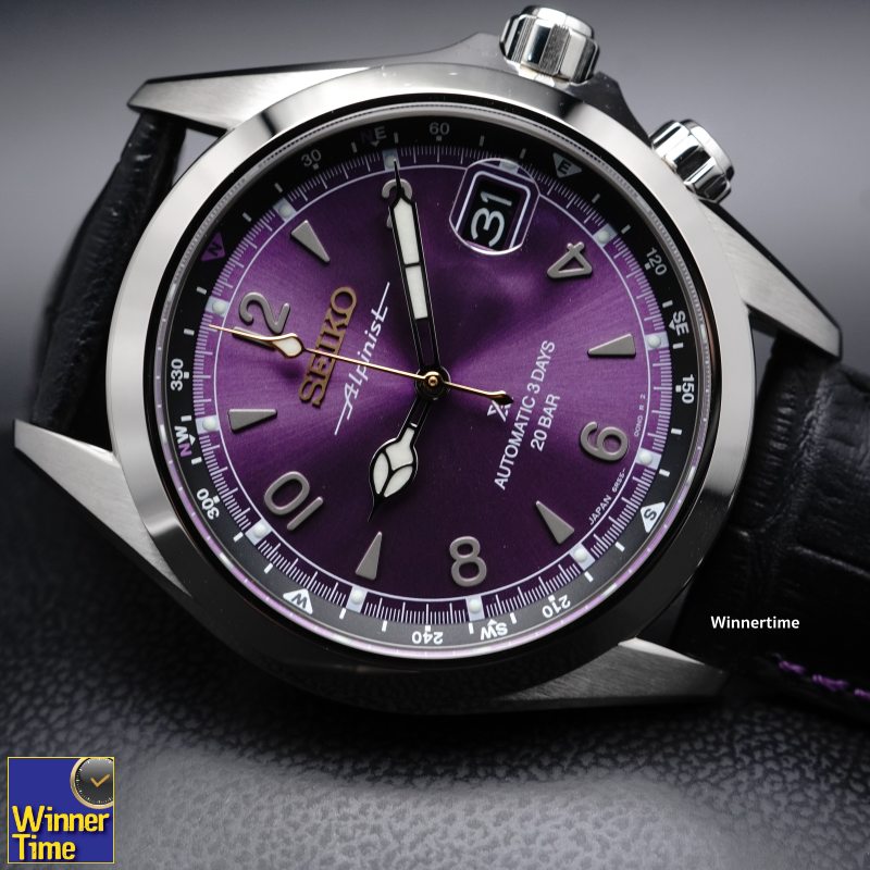 นาฬิกาข้อมือผู้ชาย Seiko Prospex Alpinist Mechanical 145th Anniversary Limited Edition รุ่น HBC006J สีม่วง
