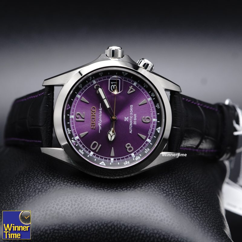 นาฬิกาข้อมือผู้ชาย Seiko Prospex Alpinist Mechanical 145th Anniversary Limited Edition รุ่น HBC006J สีม่วง
